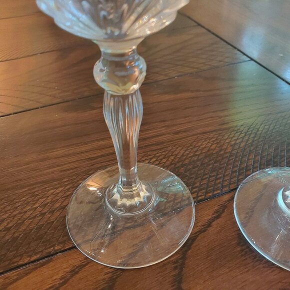 Vintage Wine‎ Water Glass Aurea by ROYAL CRYSTAL ROCK Stemware 7.5" Set of 2 - Picture 3 of 7